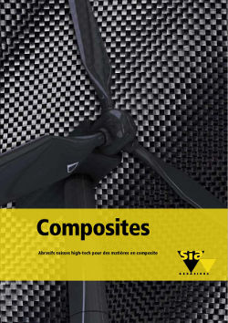 Composites - Abrasifs suisses high-tech pour des matières en composite